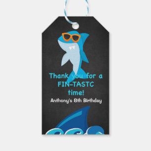 Fintastic Time... Shark Thank You Gift Tags