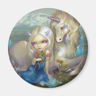 "Fiona and the Unicorn" Magnet