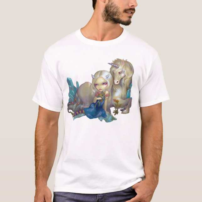 Fiona and the Unicorn SHIRT fantasy fairy horse (Front)
