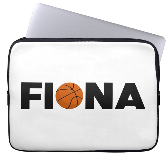 Fiona Basketball Laptop Sleeve (Front)