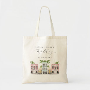 FIONA Charleston Skyline Destination Wedding Tote Bag