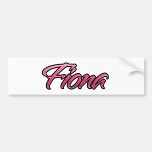Fiona faded pink Aufkleber Sticker