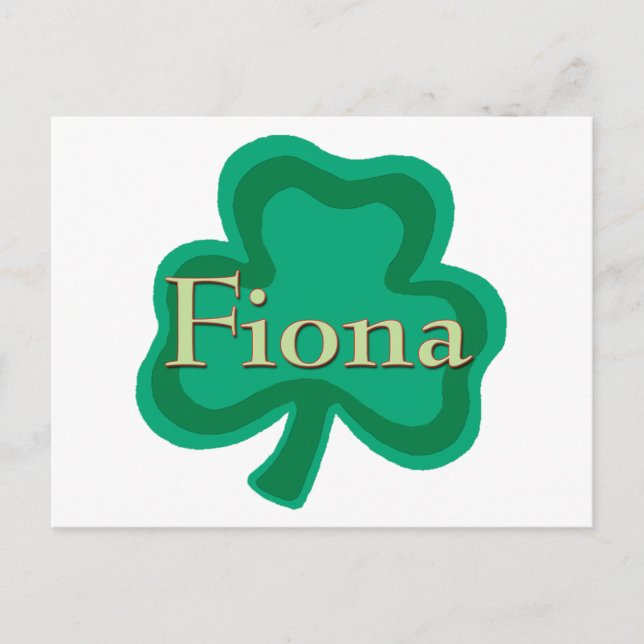 Fiona Irish Postcard (Front)