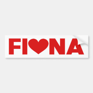 Fiona Love Bumper Sticker