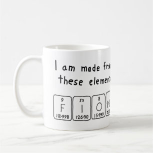 Fiona periodic table name mug