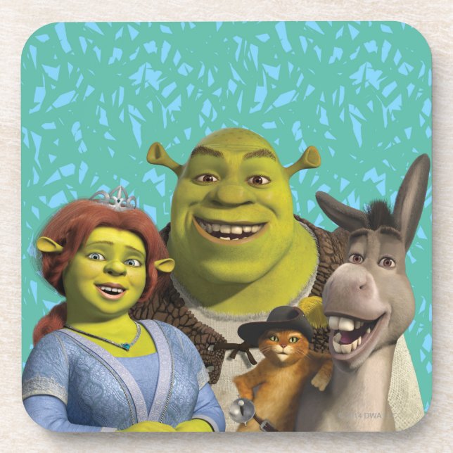 Fiona, Shrek, Puss In Boots, And Donkey Coaster (Front)