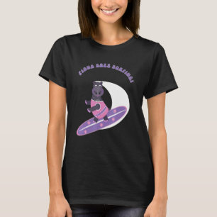 Fiona The Baby Hippo From Cincinnati Goes Surfing T-Shirt