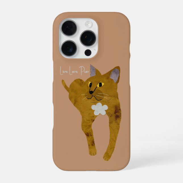 Fiona the Cat Phone Case (Back)