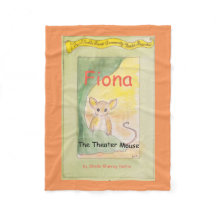 Fiona the Theatre Mouse Fleece Blanket