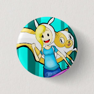 fionna cake 3 cm round badge