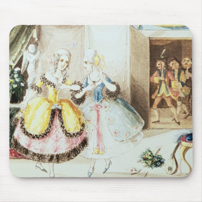 Fiordiligi and Dorabella Mouse Mat (Front)