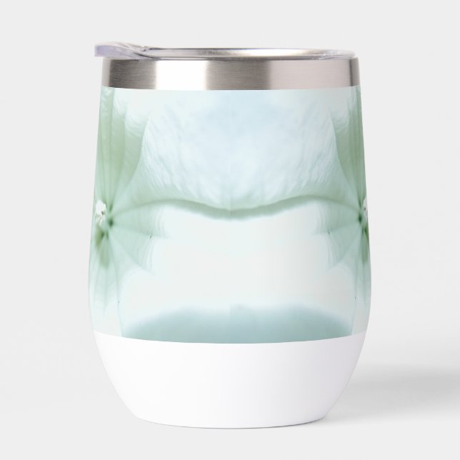 Fiore Bianco Stainless Steel Wine Tumbler (Right)