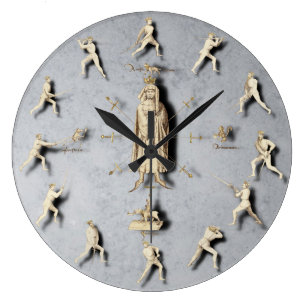 Fiore dei Liberi Wall Clock