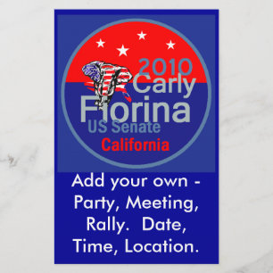 Fiorina 2010 Senator Flyer