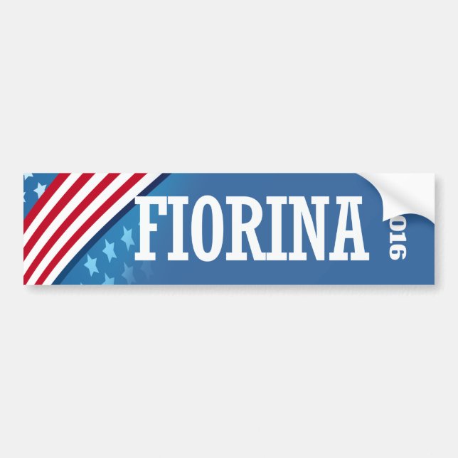 FIORINA 2016 BUMPER STICKER (Front)
