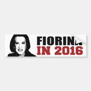 Fiorina in 2016 Bumper -.png Sticker
