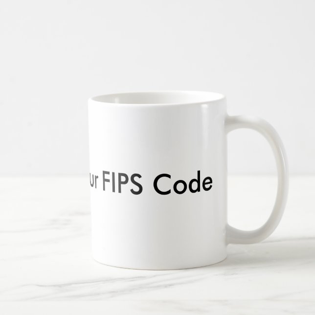 FIPS Code Mug (Right)