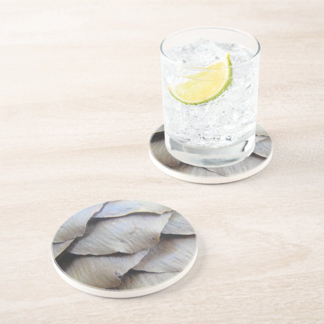 Fir Cone Pattern Coaster (Side)