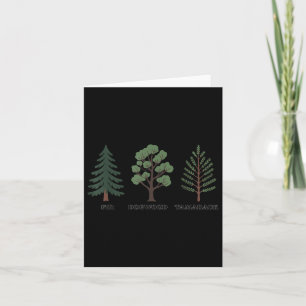 Fir Dogwood Tamarack Nature Lover Card