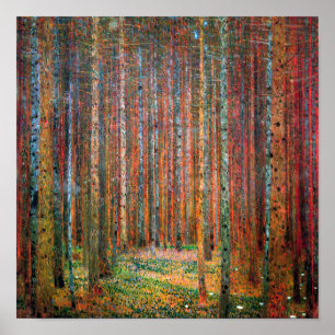 Fir Forest Mr. Gustav Klimt Poster