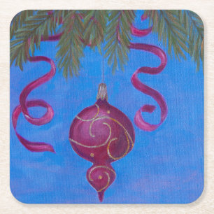 Fir Sure Flexible Photo Magnet Square Paper Coaster