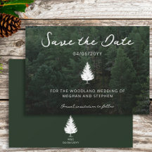 Fir Tree Silhouette Forest Landscape Photo Wedding