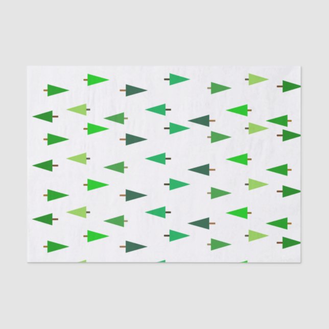 Fir Trees Tissue Paper (Front)