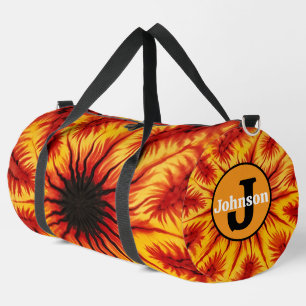 Fire Abstract Pattern Gear Bag Monogram