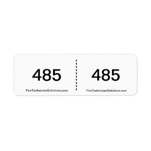 Fire Alarm Circuit Label- 485