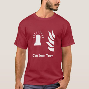 Fire Alarm Flashing Light Safety Sign T-Shirt
