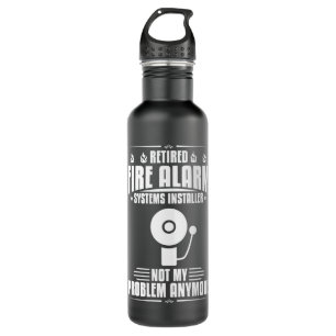 Fire Alarm Installer Systems Technician House Dete 710 Ml Water Bottle