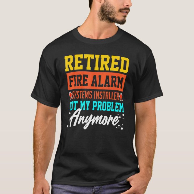 Fire Alarm Installer Systems Technician House Dete T-Shirt (Front)