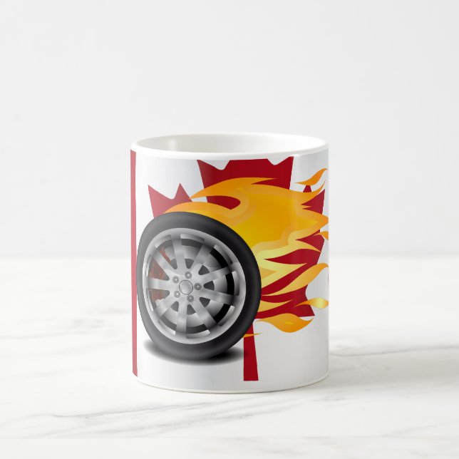 Fire, Alloy Canada Coffee Mug (Center)
