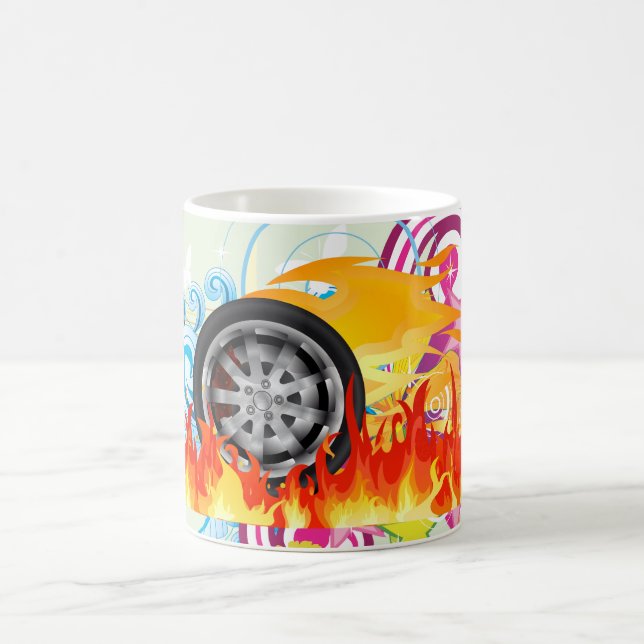 Fire, Alloy Coffee Mug (Center)