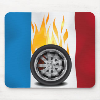 Fire, Alloy - France Mouse Mat