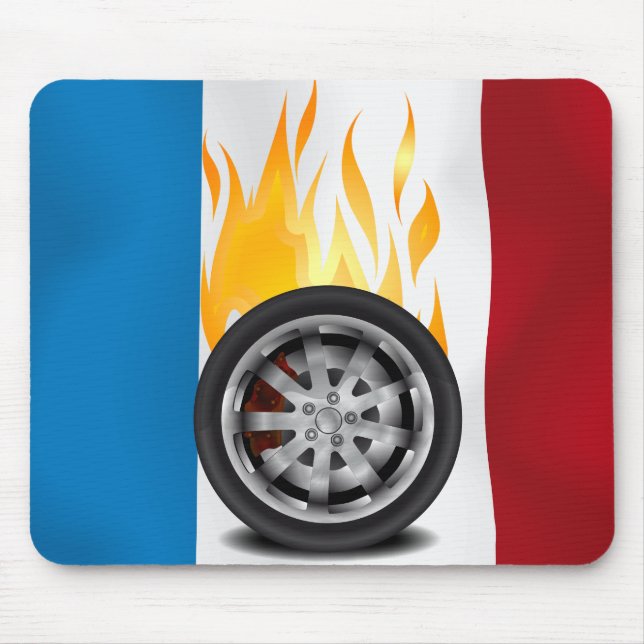 Fire, Alloy - France Mouse Mat (Front)