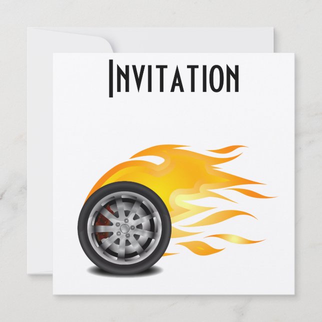 Fire, Alloy Invitation (Front)