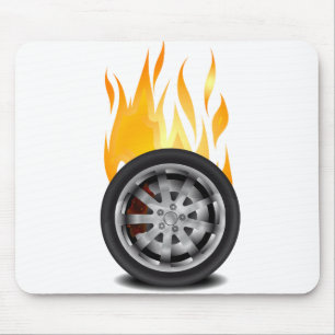 Fire, Alloy Mouse Mat
