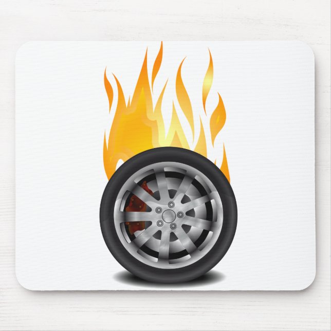 Fire, Alloy Mouse Mat (Front)