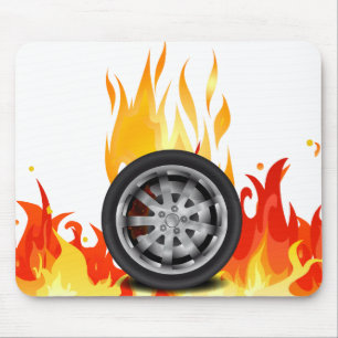 Fire, Alloy Mouse Mat