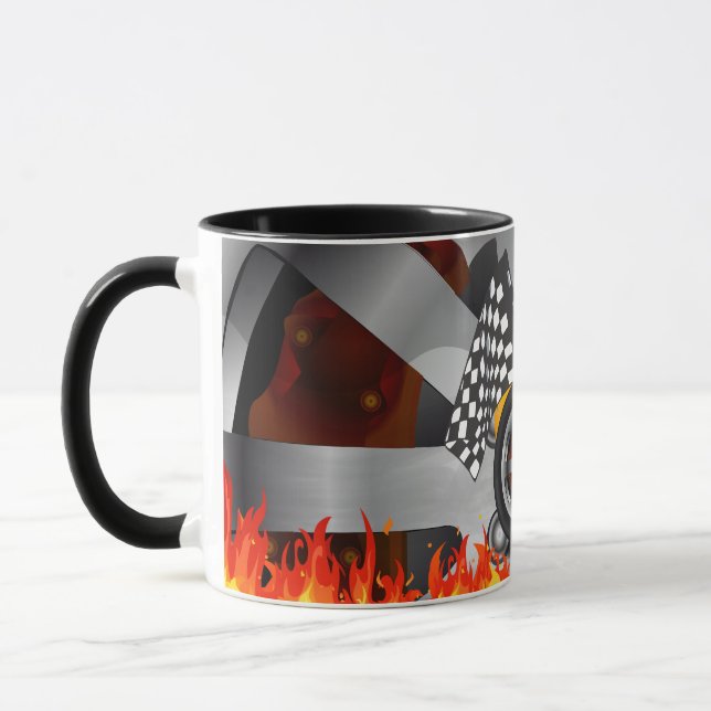 Fire, Alloy Mug (Left)