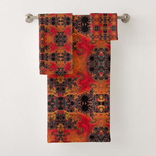 Fire and Beauty Bath Towel Set (Insitu)