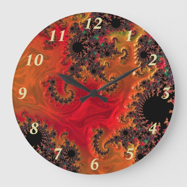 Fire and Beauty Clock (Front)
