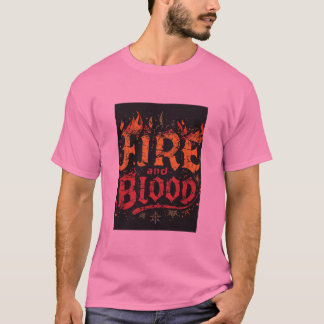 Fire and Blood Graphic T-Shirt