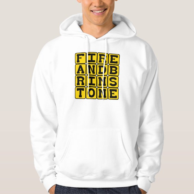 Fire and Brimstone, Religious Fervour Hoodie (Front)