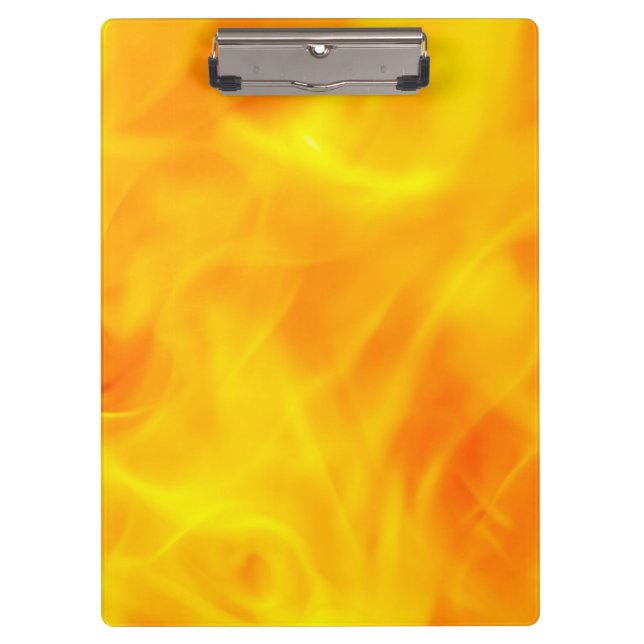 Fire and flames clipboard (Front)