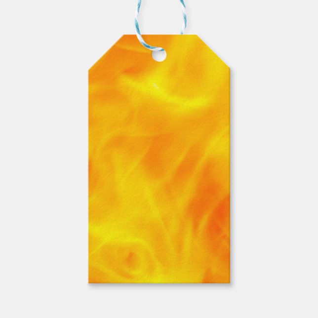 Fire and flames gift tags (Front)