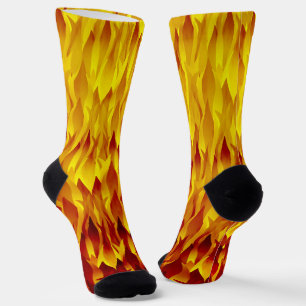 Fire and Flames Halloween  Socks