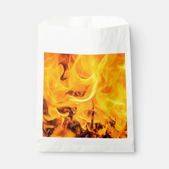 Fire And Flames Pattern Favour Bags (Front)