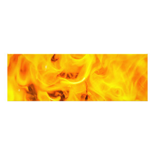 Fire and flames photo print